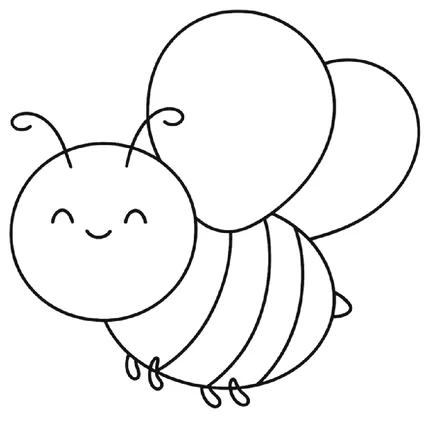 Desenho de abelha para colorir e imprimir para imprimir e colorir - imagem 5